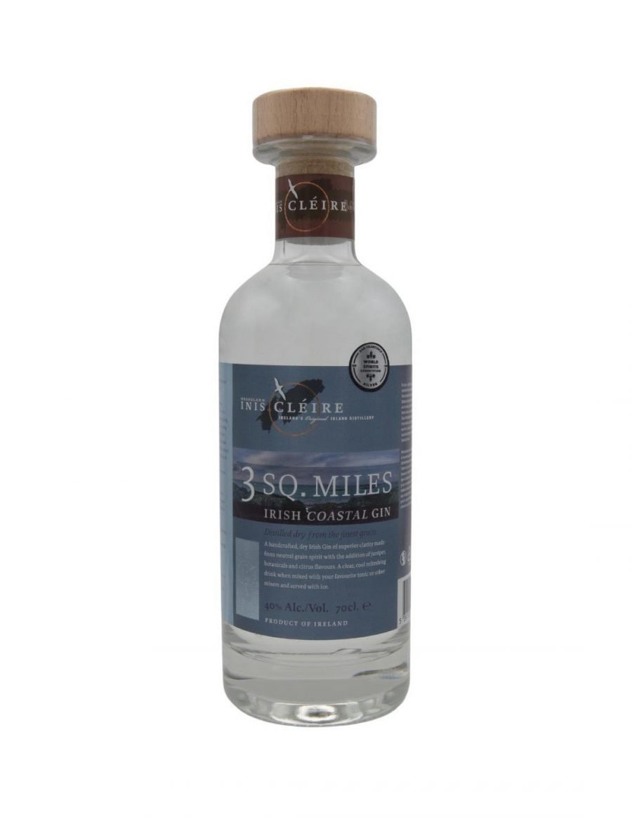 3 SQ. Miles Irish Coastal Gin