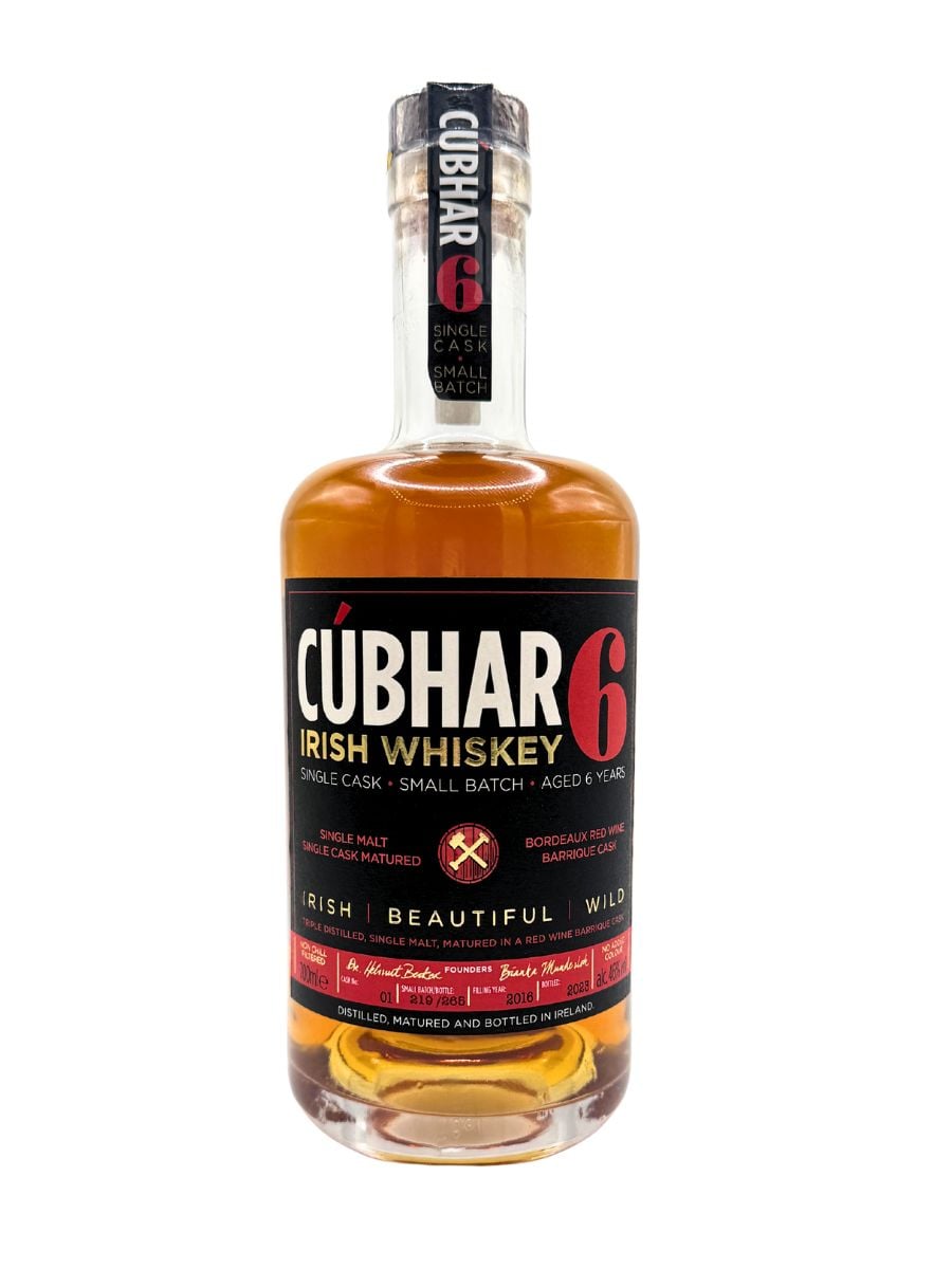 Cúbhar Single Cask Red Wine Cask Small Batch 6 Year Old