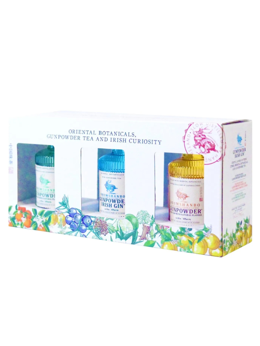 Drumshanbo Gunpowder Irish Gin Miniature Gin Trio Set